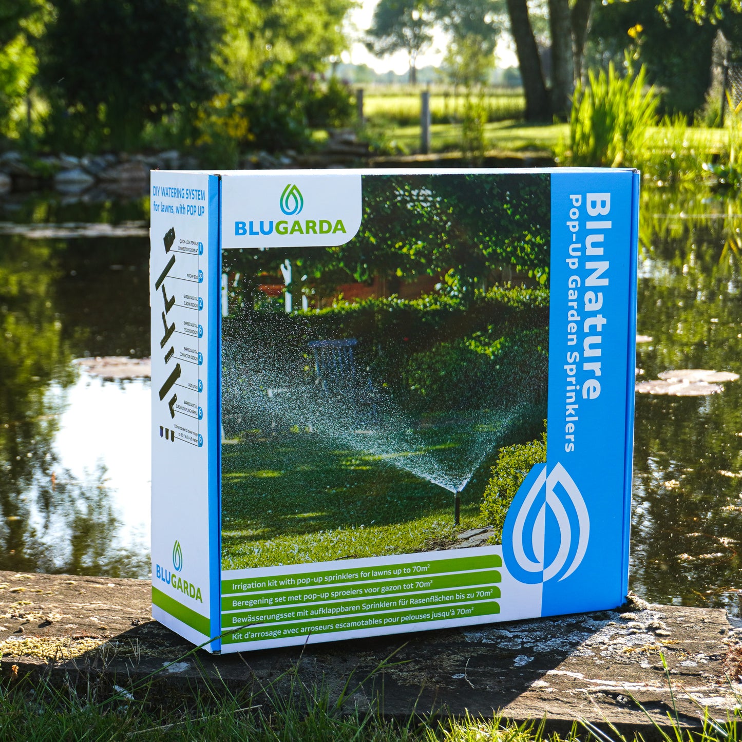 BluNature - Pop-Up Garden Sprinklers - Beregening voor gazon tot 70m2